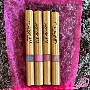 GrandeLIPS Hydrating Lip Plumper - set of 4. NEW